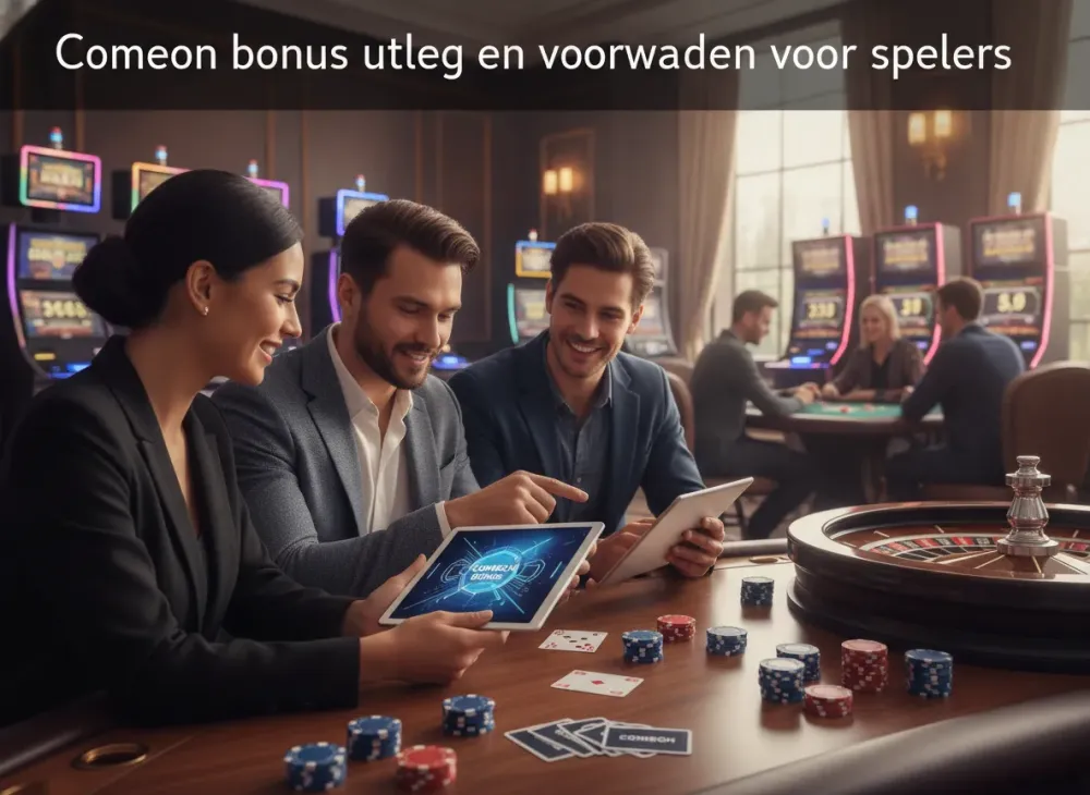Comeon bonus uitleg en voorwaarden voor spelers